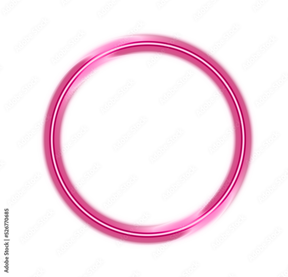 outline circle decoration
