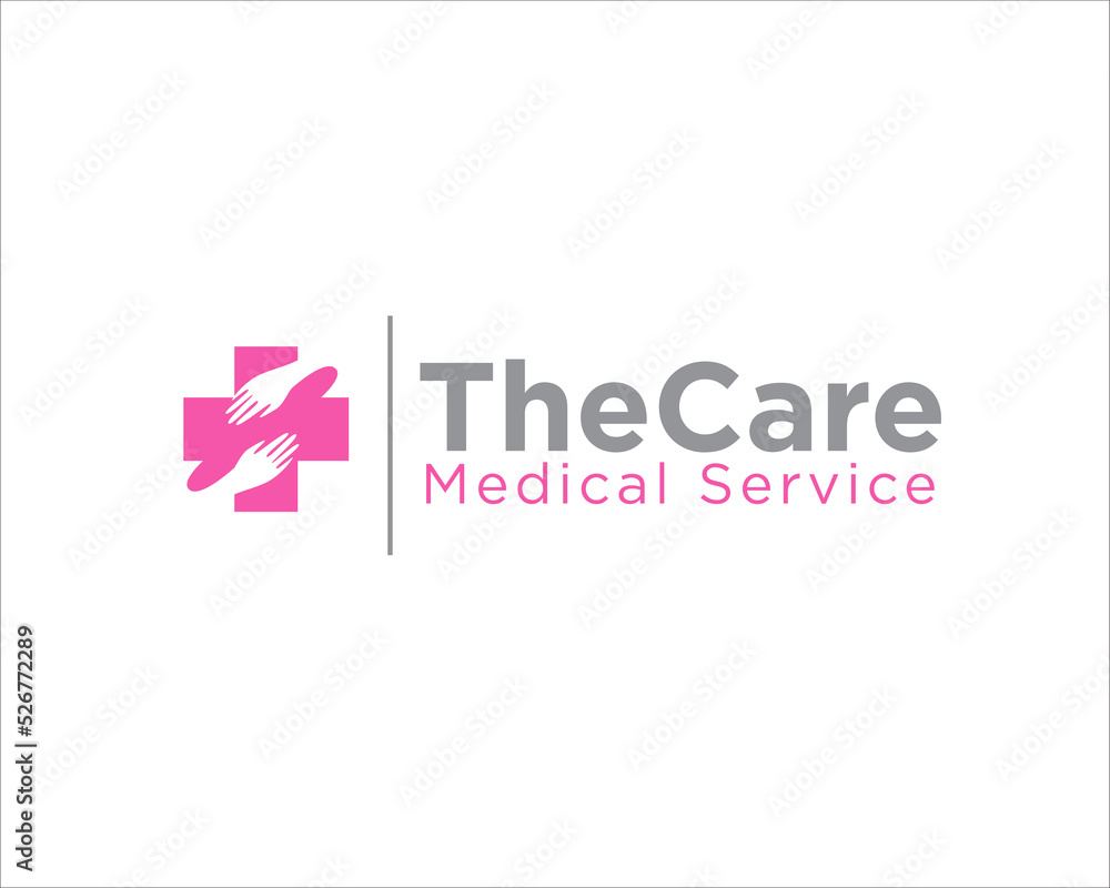 the care, cross health service and medical center for clinic or hospital logo the care, cross health service and medical center for clinic or hospital logo
