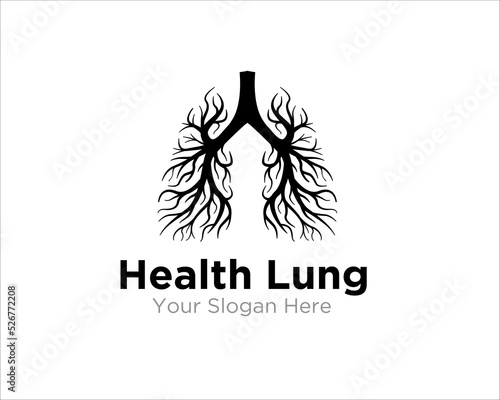 health lung care logo designs for medical service and clinic