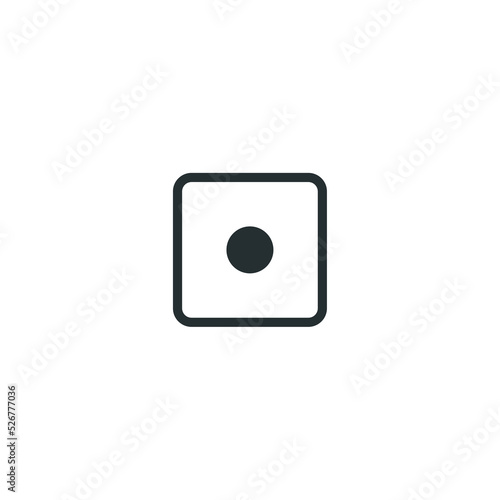 Free Download Vector sign of dice symbol is isolated on a white background. dice icon color editable. - GFXLoad