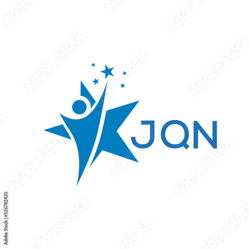 JQN Letter logo white background .JQN Business finance logo design vector image in illustrator .JQN letter logo design for entrepreneur and business.
 photo