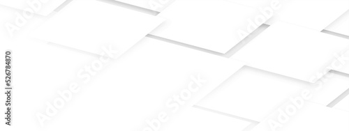 Abstract background with black and white tone of many square and rectangles shapes on white background for modern geometric pattern, art decoration.creative background used about technology or product