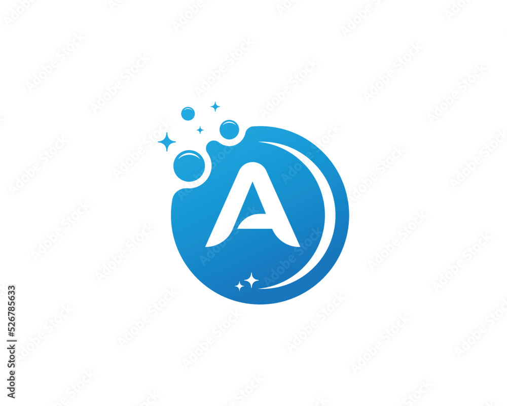 Cleaning Services Logo Concept sign icon symbol Design Element. Cleaning Company, Bubble Logotype. Vector illustration template Cleaning Services Logo Concept sign icon symbol Design Element. Cleaning Company, Bubble Logotype. Vector illustration template