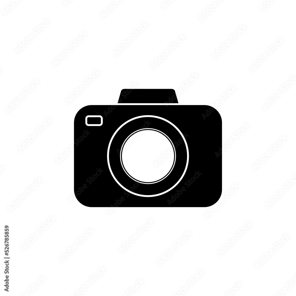 Photo and camera icon. Icons of photography, image, photo gallery and photo camera. vector illustration on white background