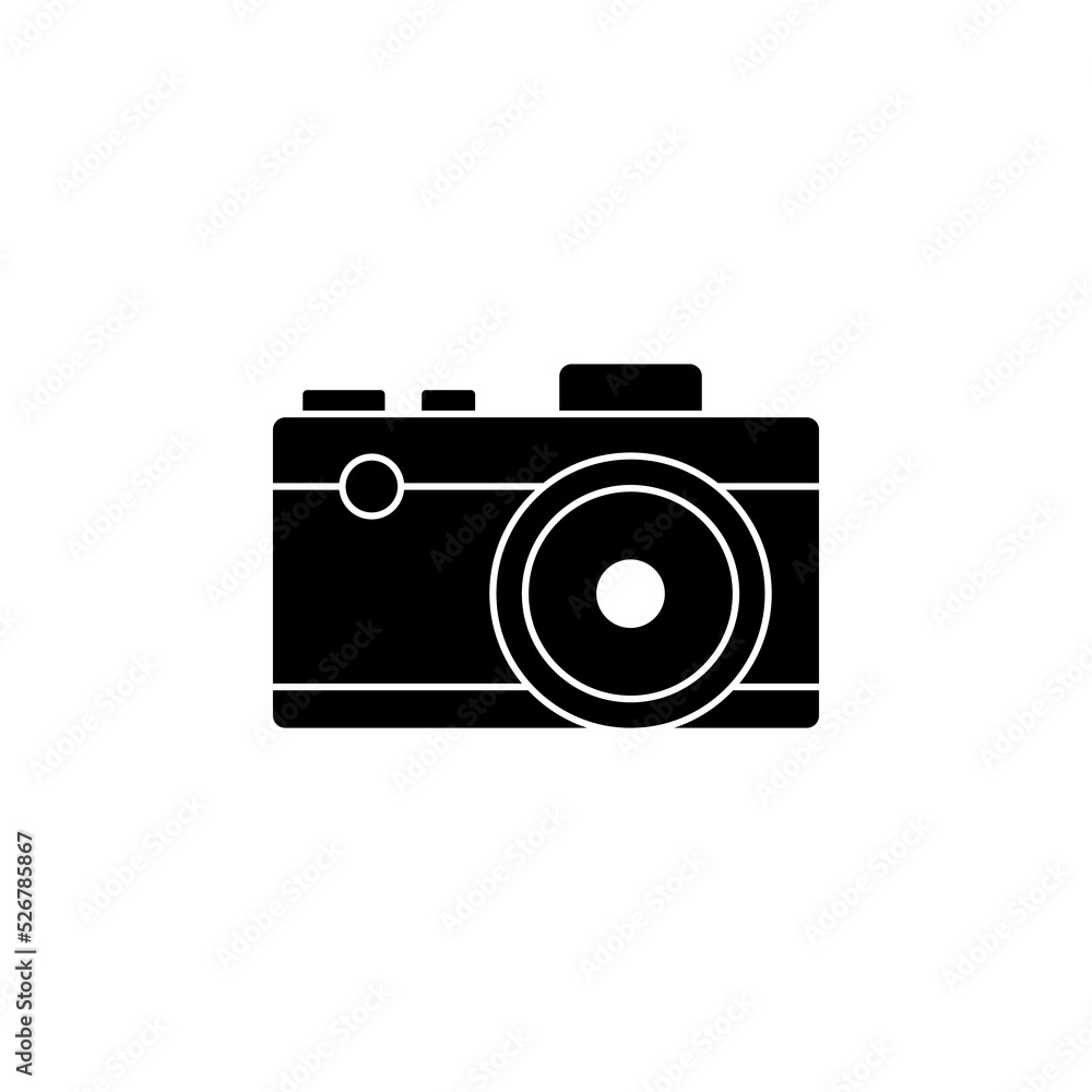 Photo and camera icon. Icons of photography, image, photo gallery and photo camera. vector illustration on white background