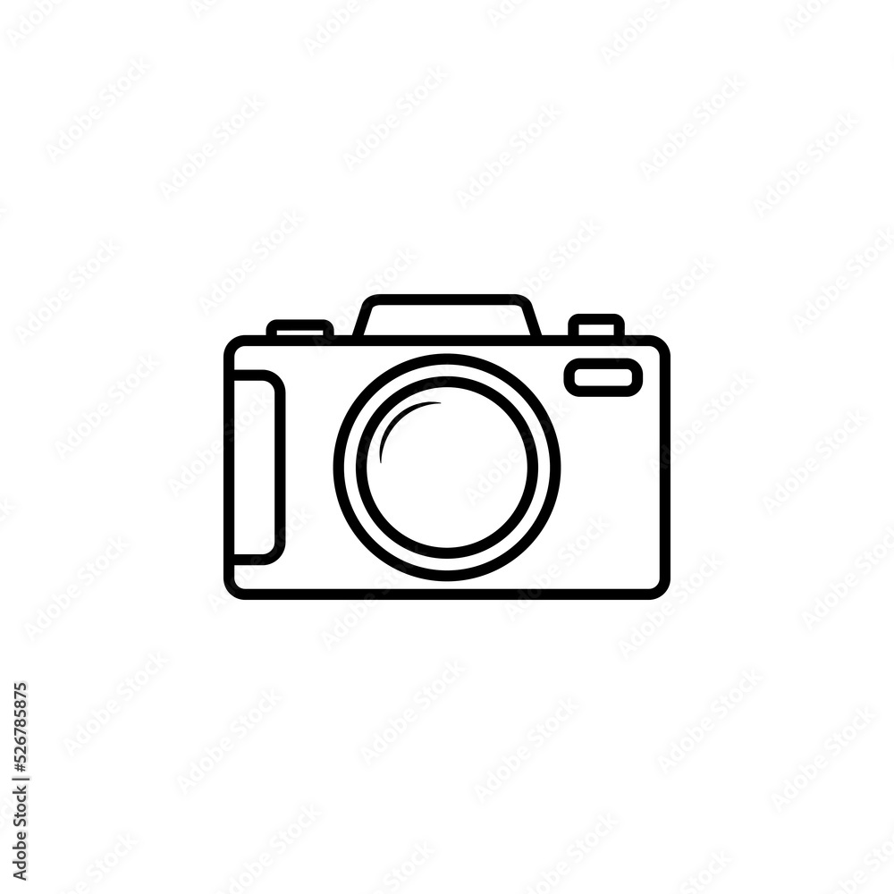 Photo and camera icon. Icons of photography, image, photo gallery and photo camera. vector illustration on white background