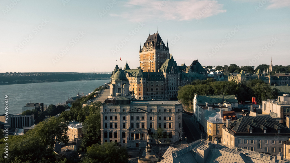 Naklejka premium Fairmont Le Château Frontenac, Quebec City.