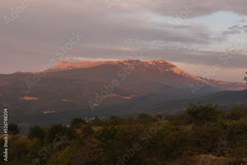 Dawn in the mountains near the Demerdzhi Valley