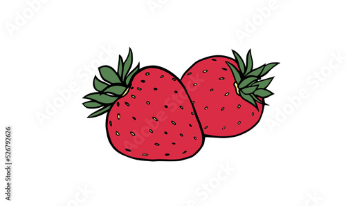 Strawberry - colorful