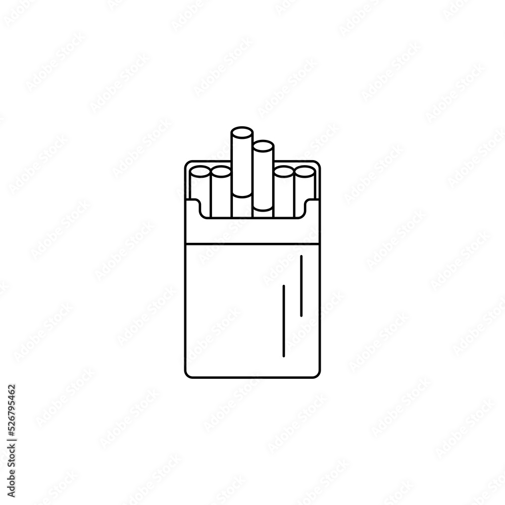 Smoking cigarette icon. Unhealthy, nicotine, smelly. The vector illustration can be used for topics like rest, bad habits, tobacco Smoking cigarette icon. Unhealthy, nicotine, smelly. The vector illustration can be used for topics like rest, bad habits, tobacco