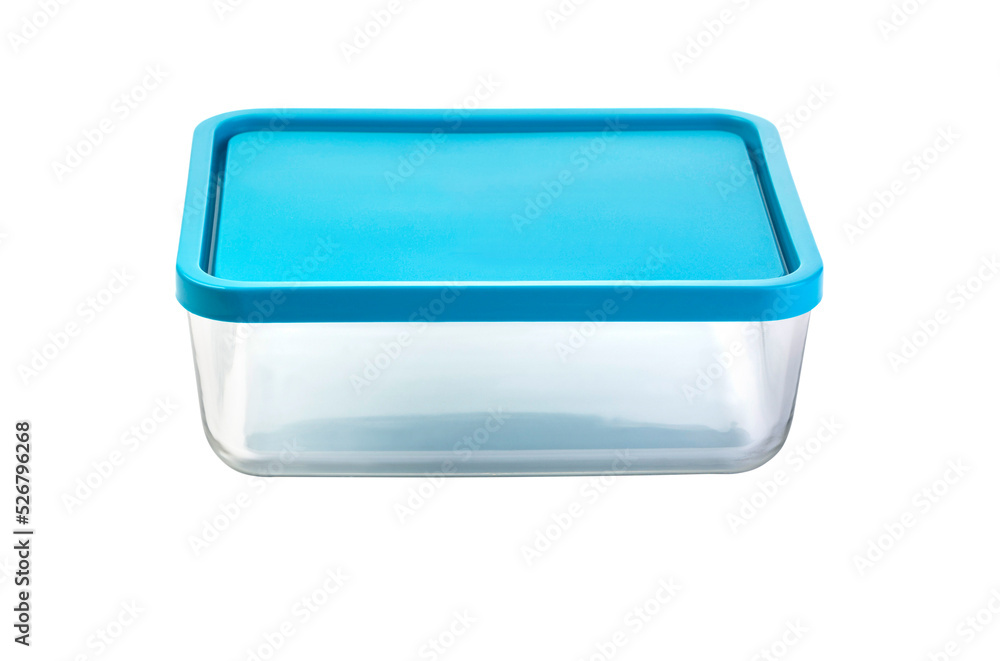 glass food container isolated glass food container isolated