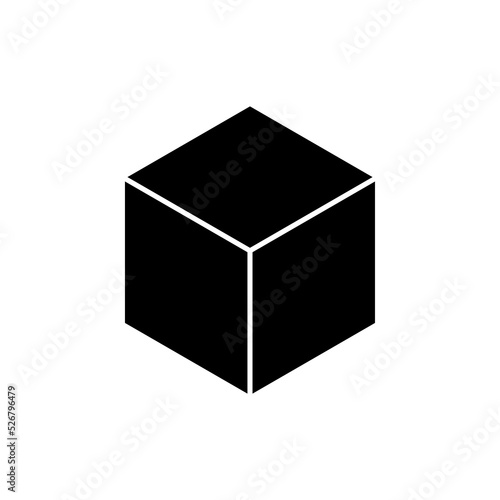 cube Icon. In Trendy Design Vector. vector illustration on white background