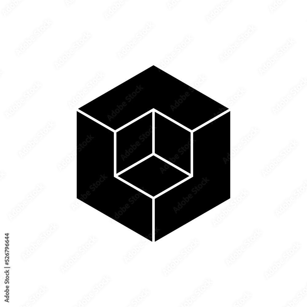 cube Icon. In Trendy Design Vector. vector illustration on white background cube Icon. In Trendy Design Vector. vector illustration on white background