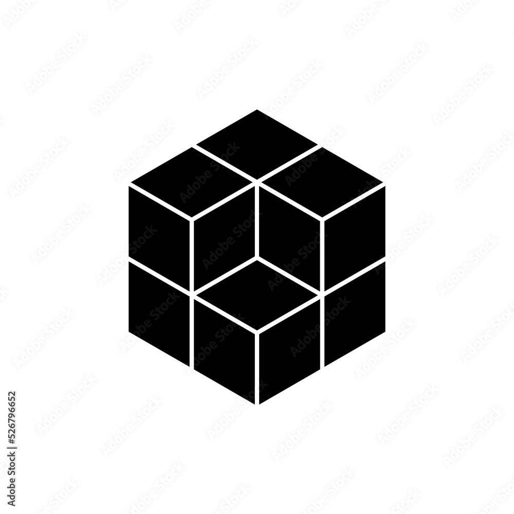 cube Icon. In Trendy Design Vector. vector illustration on white background cube Icon. In Trendy Design Vector. vector illustration on white background