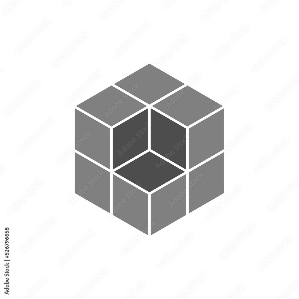 cube Icon. In Trendy Design Vector. vector illustration on white background cube Icon. In Trendy Design Vector. vector illustration on white background