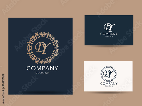 DY letter design for logo and icon.DY typography for technology, business and real estate brand.DYmonogram logo.