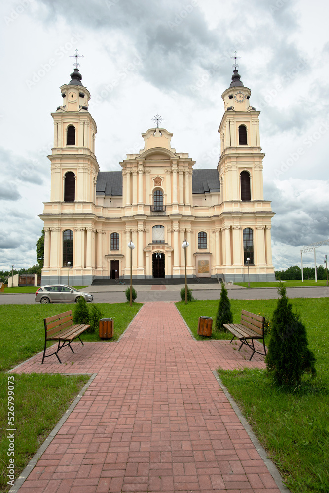 Catholic church in the village of Budslav Catholic church in the village of Budslav