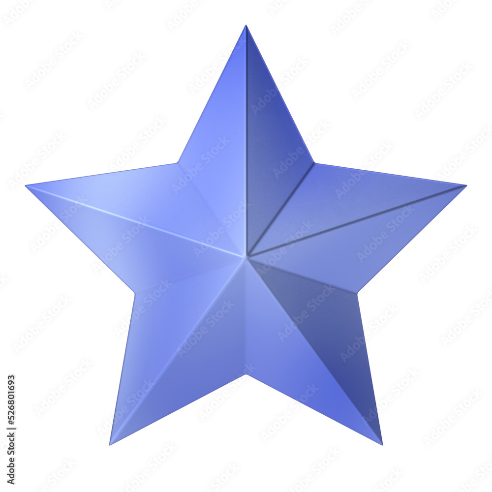 Star. 3D Christmas element. Star. 3D Christmas element.