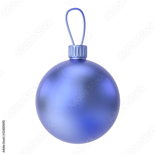 Christmas ball. 3D Christmas element.
