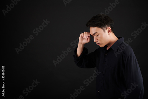 Man Pondering over Problems