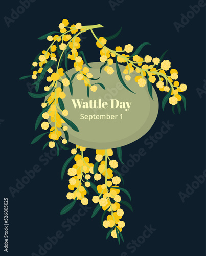 Celebrate spring Wattle day. September 1st photo
