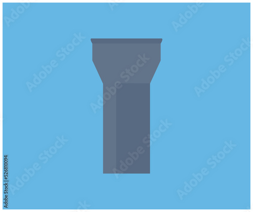 Metal gutter on the roof of the building and downpipe on the wall logo design. House roof gutter, home exterior pipe, repair service  vector design and illustration.
