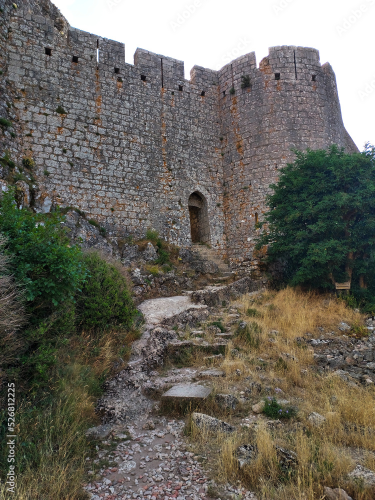 castle ruins, Peyrepertuse castle, France