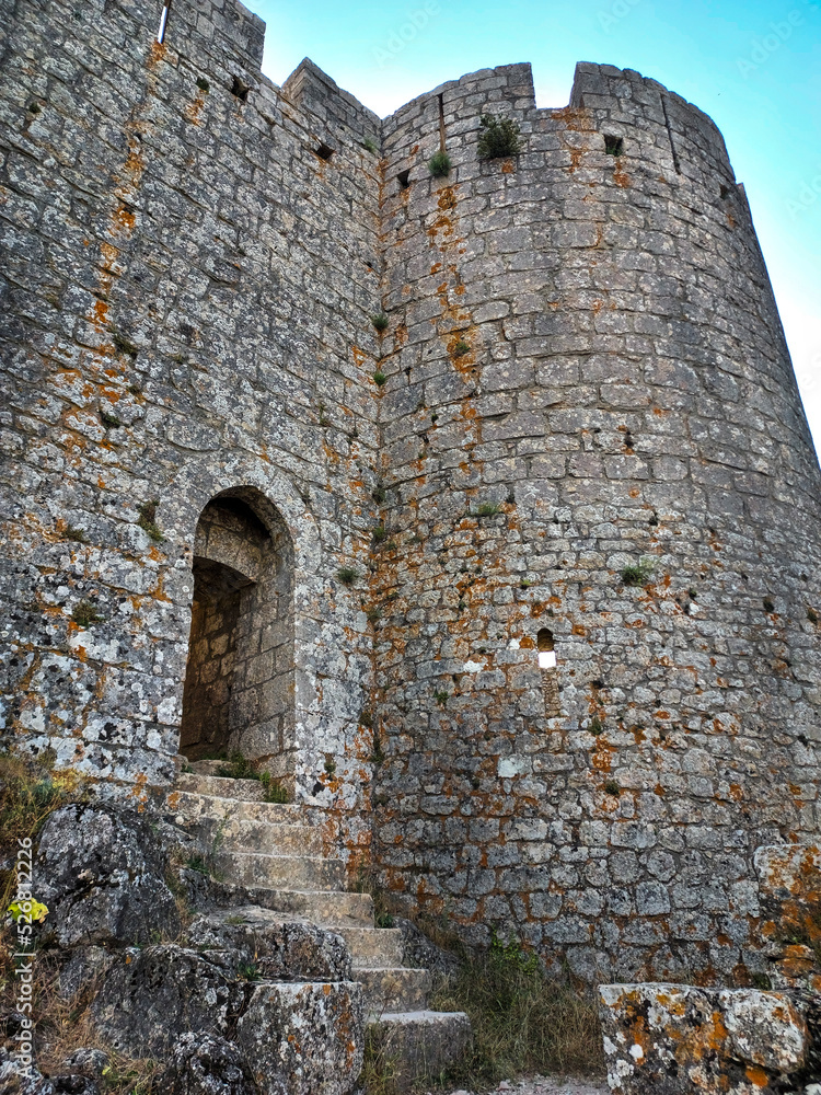 old castle,  Peyrepertuse castle, France