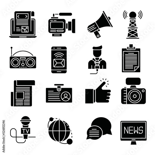 News icons set