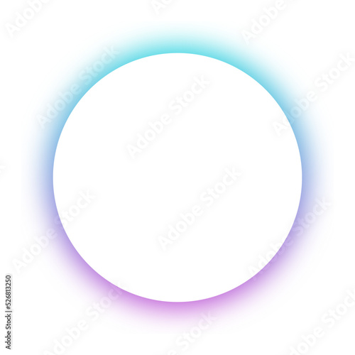 neon shadow round background

