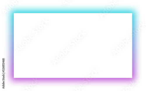 neon shadow rectangle background
