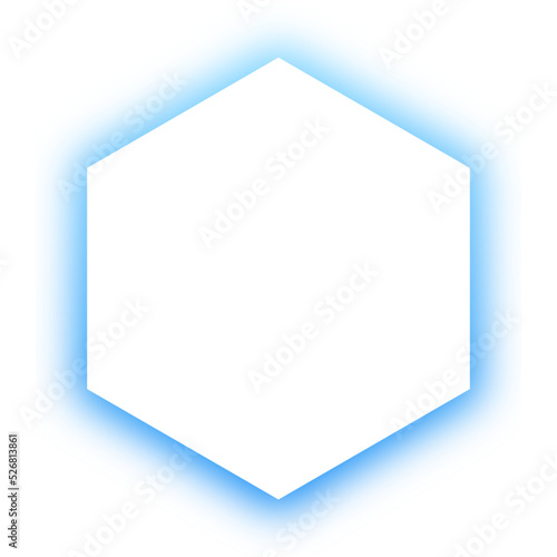 neon shadow hexagon background
