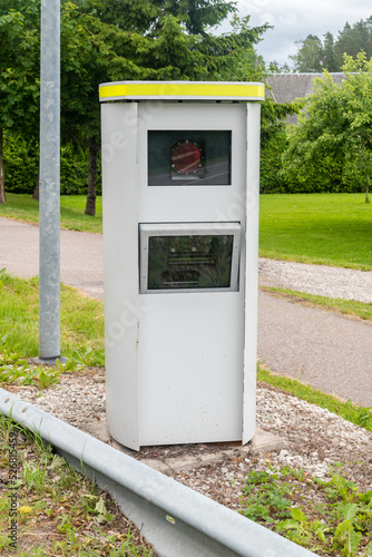 Radar speed control camera in Estonia.