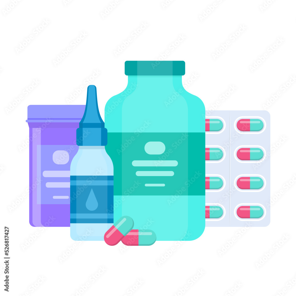 Medication. Pharmacy set. Hospital set of drugs. Medicine. Pharmaceutics. Medication. Pharmacy set. Hospital set of drugs. Medicine. Pharmaceutics.