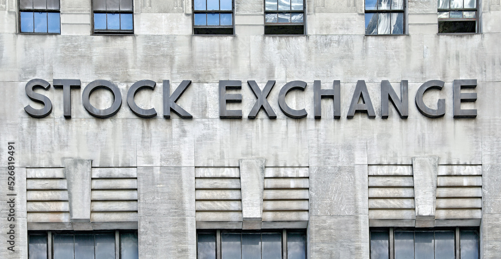 old stock exchange sign