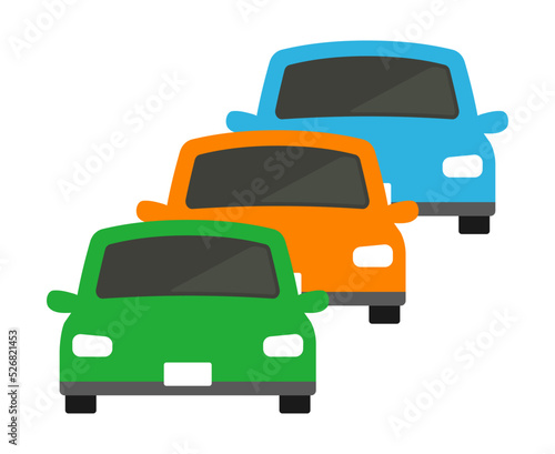 車の列