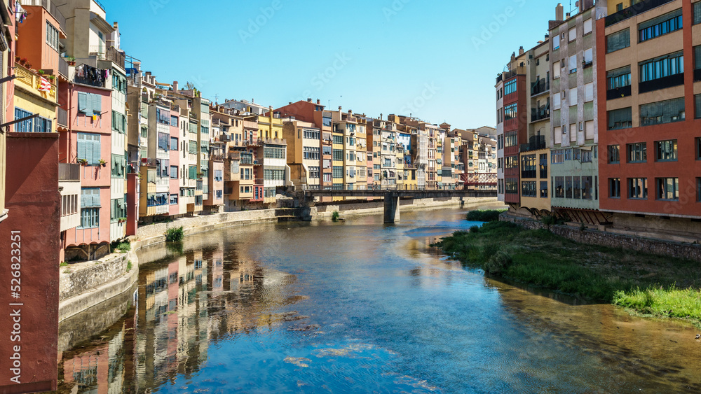 Calles de Girona en Cataluña