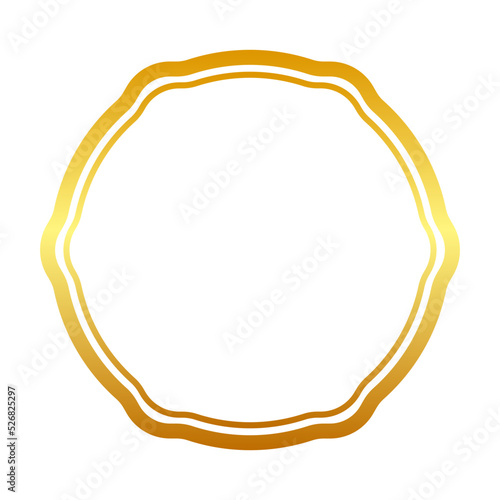 gold abstract frame border 