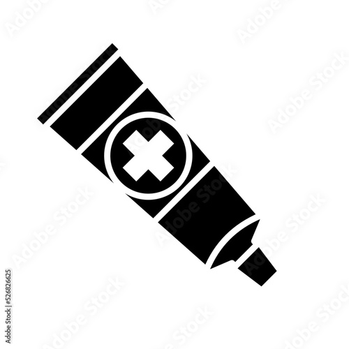 Tubka  maści medycznej - ikona wektorowa