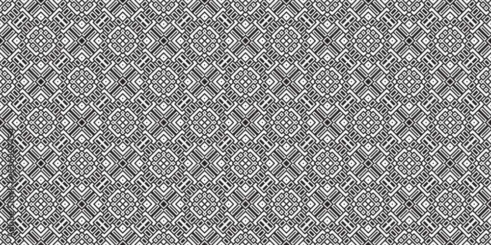 Monochrome geometric grid Pixel Art background Modern black and white abstract mosaic texture Monochrome geometric grid Pixel Art background Modern black and white abstract mosaic texture