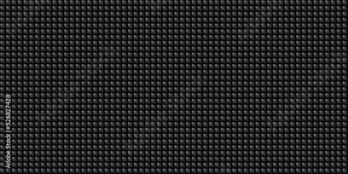 Dark black Geometric grid Carbon fiber background Modern dark abstract seamless texture