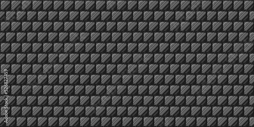 Monochrome geometric grid Pixel Art background Modern black and white abstract mosaic texture