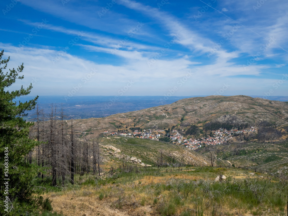 Sabugueiro hamlet in the slopes of Serra da Estrela, Portugal