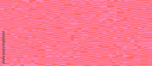 Pink vhs error. Vector seamless pattern.