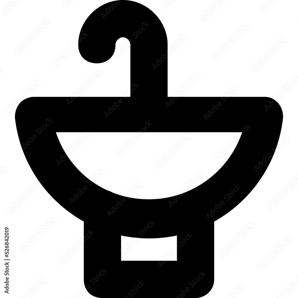 Wash Basin Vector Icon Wash Basin Vector Icon