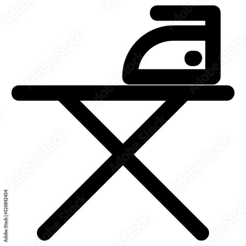 Iron Stand Vector Icon