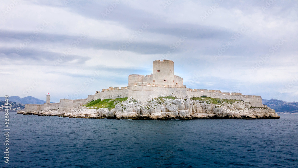 Chateau d'if in the sea near Marseilles 