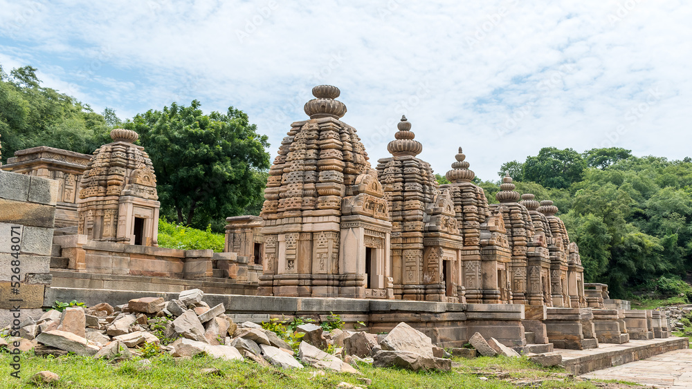 The Bateshwar Hindu temples are a group of nearly 200 sandstone temples in Morena, Madhya Pradesh, India The Bateshwar Hindu temples are a group of nearly 200 sandstone temples in Morena, Madhya Pradesh, India