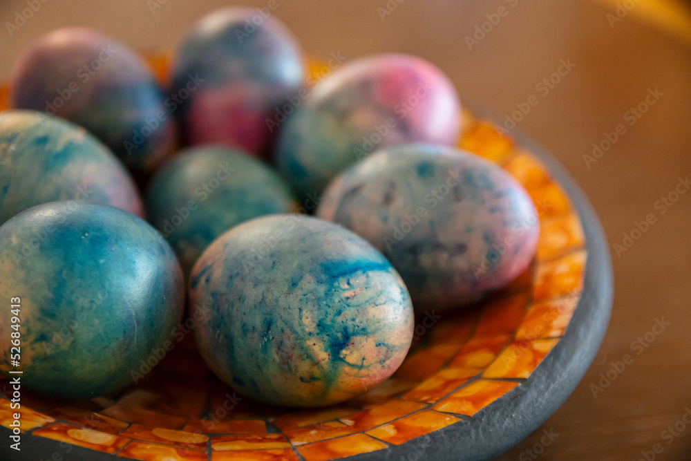 Beautiful colorful Easter eggs. Happy Easter. Beautiful colorful Easter eggs. Happy Easter.