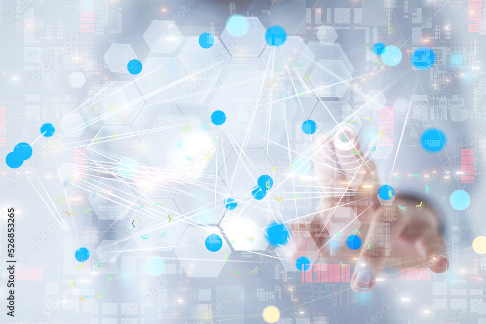 Business intelligence analyst dashboard on virtual Business intelligence analyst dashboard on virtual